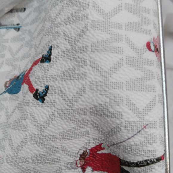 MICHAEL KORS JET SET Small Travel Ski Girls Crossbody Silver Accents NWT - Picture 9 of 14